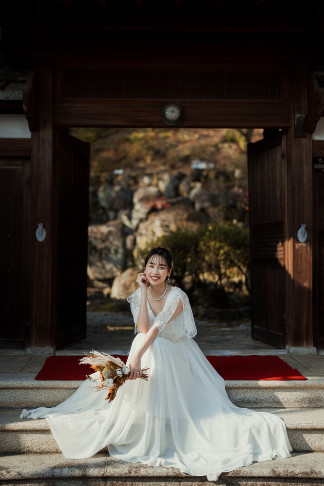 Wide Portrait of Bride
